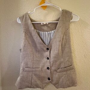 Faith and Joy Light Brown Vest
